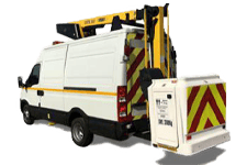 Van Hire Newcastle Airport - 12.5M Cherry Picker 3.5T - Van hire Newcastle airport
