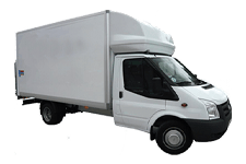 Van Hire Newcastle Airport - Ford Luton Box Tail Lift - Van hire Newcastle airport